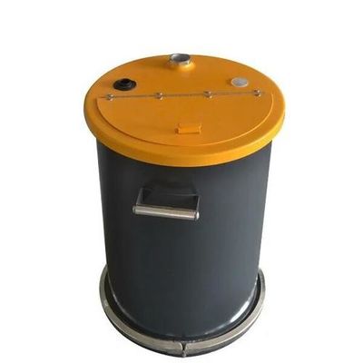 분리 가능한 원형 유동화 호퍼 꿰매지 않는 용접