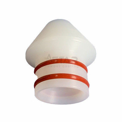 분체 도장 건용 O링이 있는 내구성 있는 짧은 노즐 173139