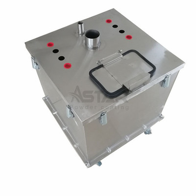 550x550mm 높은 두께의 사각형 파우더 코팅 호퍼