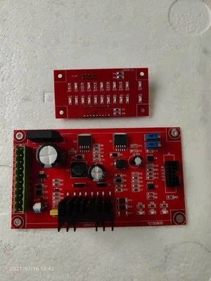 단일 조정 LED 디스플레이 12v 회로 보드 전자 정전 스프레이용 PCB