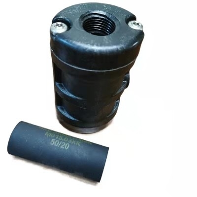 검은 DN15 Pneumatic 압축 밸브 AKO 내부 스레드 연결을 교체