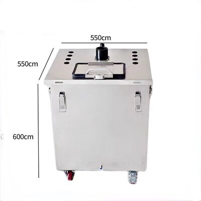 스테인리스 스틸 유동화 분말 코팅 호퍼