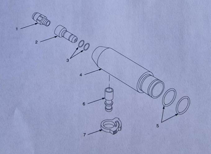 631271 트리보마틱 II 파우더 코팅 머신 완전 디퓨저 닦은 파우더 코팅 총 예비 부품 OEM 지원 1